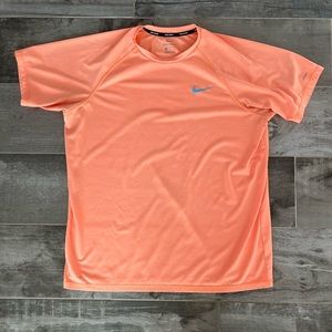Nike Swim coral tee, size XL.